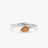 Citrine Wrap Ring, Yue
