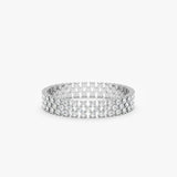 white gold april birthstone clear diamond band