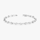 Zig Zag Diamond Station Bracelet, Briseis