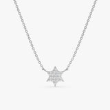 White Gold Handcrafted Mini Star