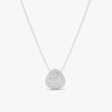 Unique Pave Diamond Pendant Necklace, Gita