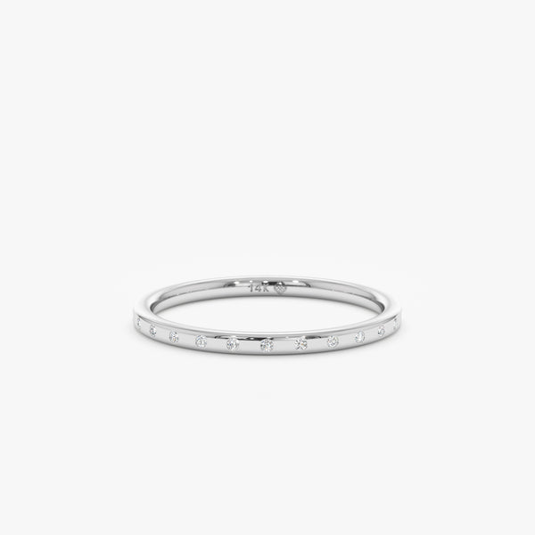 white gold thin band