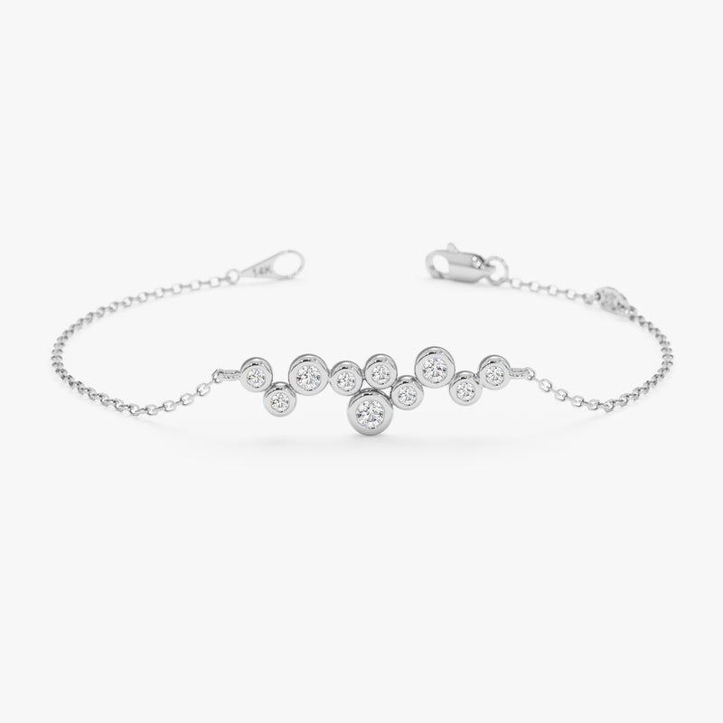 Cluster Diamond Bracelet, Azmindra