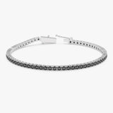 Black Diamond Tennis Bracelet, Serelina