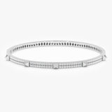Lab Grown Diamond Spike Bangle, Akari