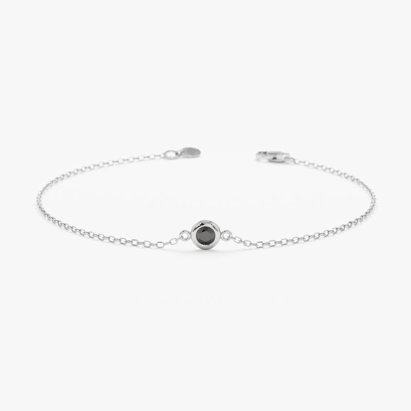 white gold handmade bracelet