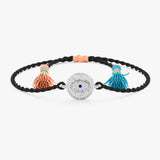 Diamond Evil Eye String Bracelet, Elarisyn