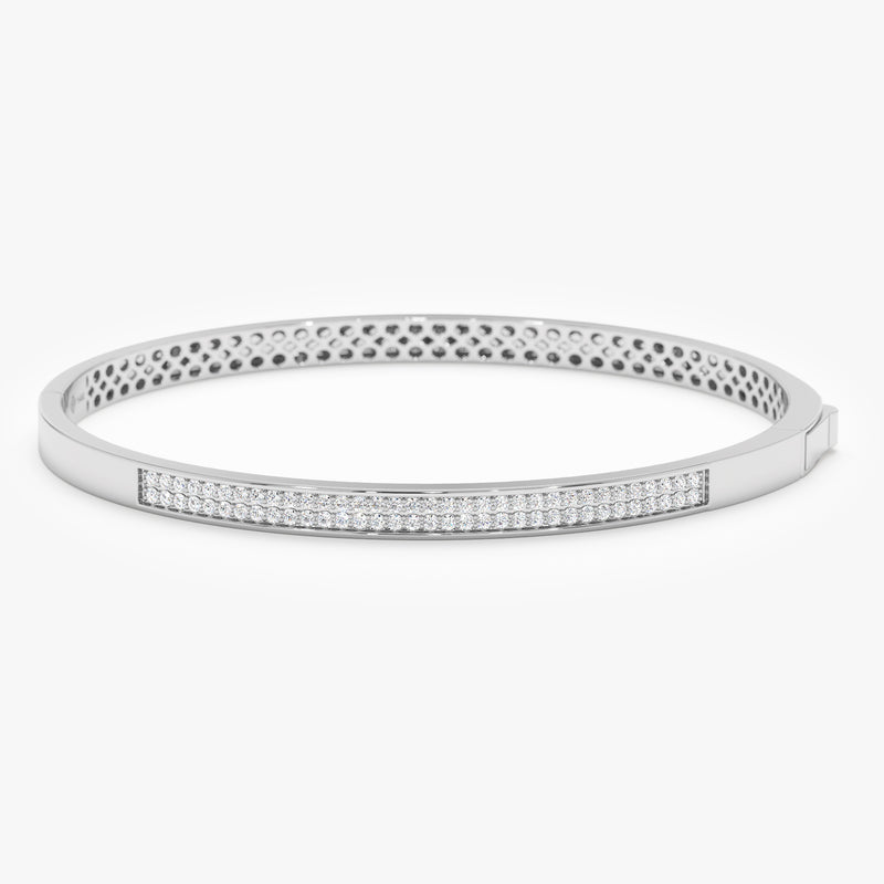 Pave Diamond Bangle, Neria