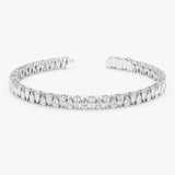 Up-Down Pear Shape Tennis Bracelet, Desdemona