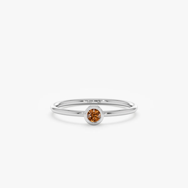 white gold november birthstone ring