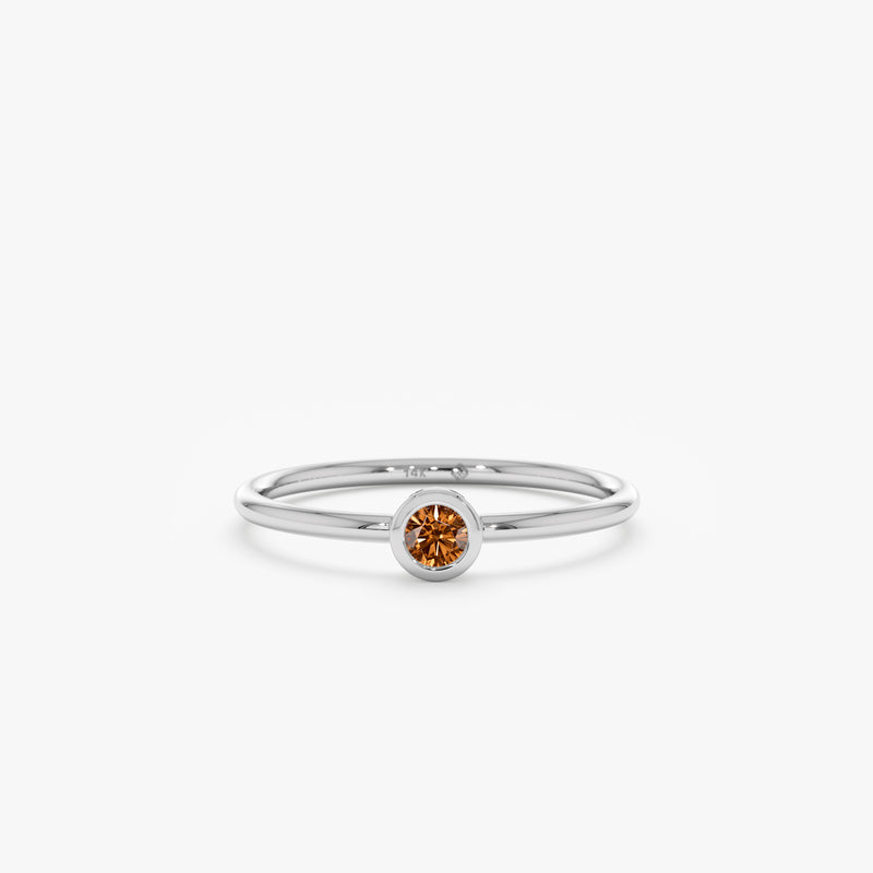white gold november birthstone ring