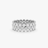 white gold diamond band