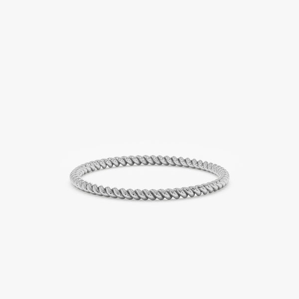 white gold wedding band