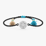 Diamond Star of David String Bracelet, Elarisyn
