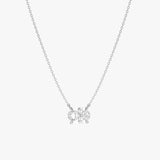 1ct Lab Grown Oval Diamond Solitaire Necklace, Neris