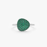 Statement Emerald Pave Ring, Gita