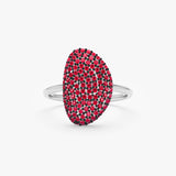 Long Ruby Pave Ring, Rahma