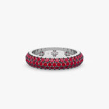 Ruby Pave Dome Ring, Gem