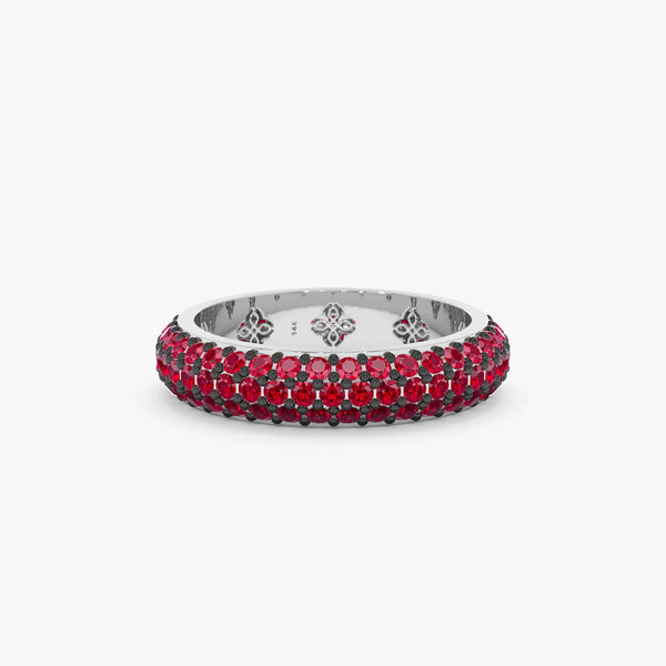 Ruby Pave Dome Ring, Gem
