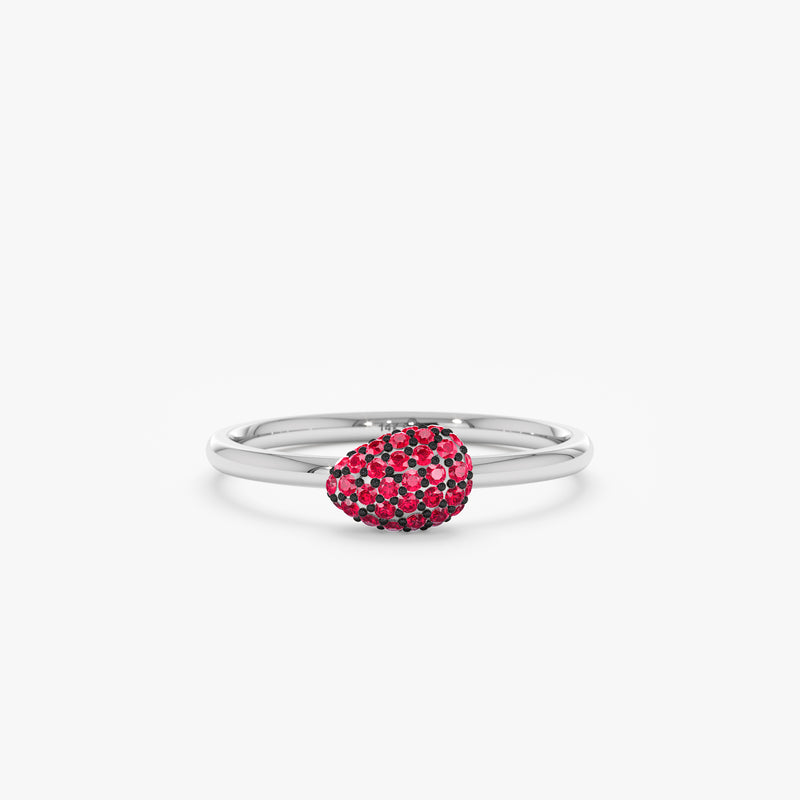 Mini Dome Stackable Ring, Uzma