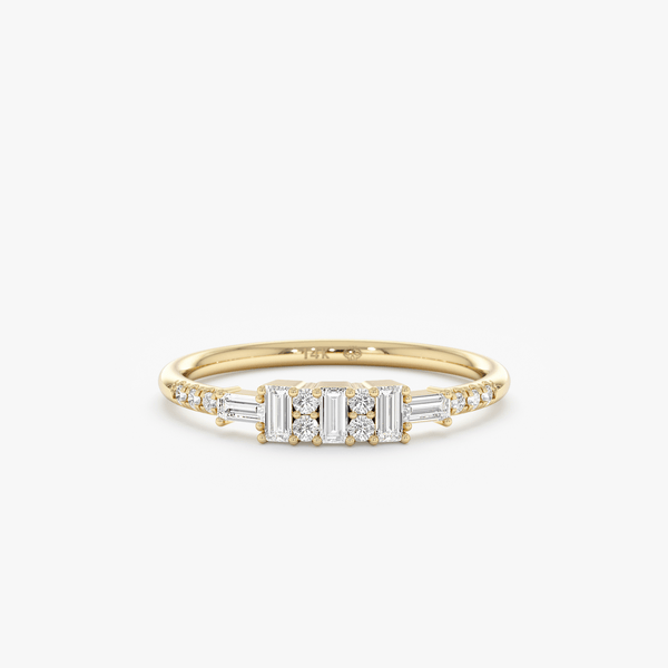 Natural Diamond Cluster Ring, Aella