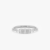 Natural Diamond Cluster Ring, Aella