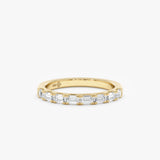 Baguette Lab Grown Diamond Ring, Olivienne