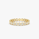 Lab Grown Diamond Bezel Eternity Ring - 2.8 mm, Neoma