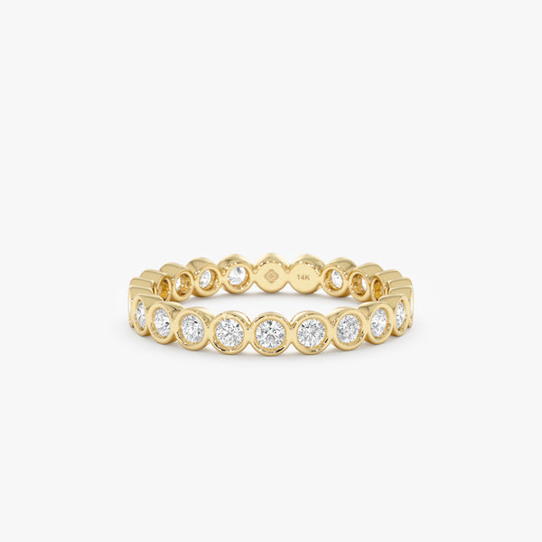 Lab Grown Diamond Bezel Eternity Ring - 2.8 mm, Neoma