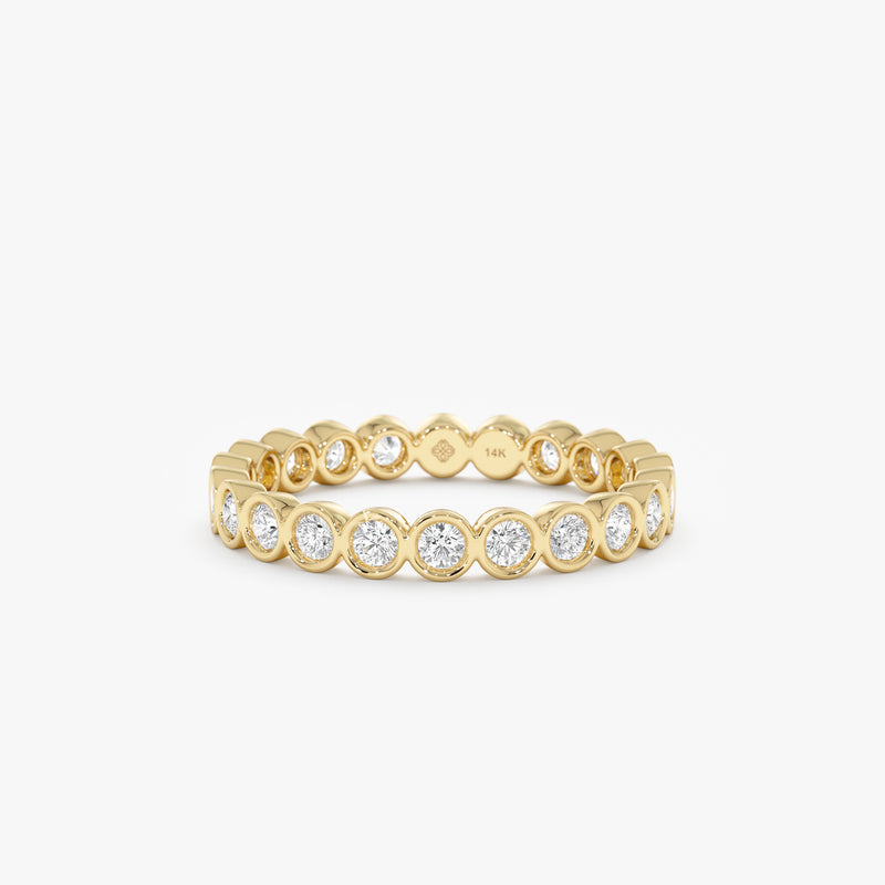 Lab Grown Diamond Bezel Eternity Ring - 2.8 mm, Neoma