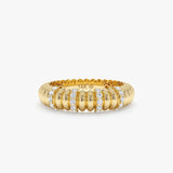 Textured Lab Grown Diamond Ring, Zahlia