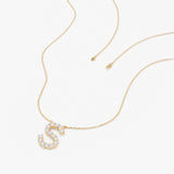 Lab Grown Diamond Initial Necklace, Anouk
