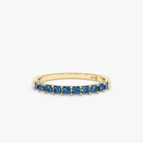 Princes-Cut Blue Topaz Ring, Cyra