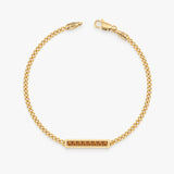 Citrine Bar Bracelet, Kira