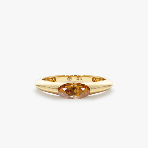 Oval Citrine Signet Ring, Nooriel