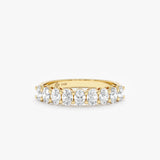 Lab Grown Oval Diamond Wedding Ring, Vesper