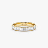 Channel Set Baguette Lab Grown Diamond Ring, Zena