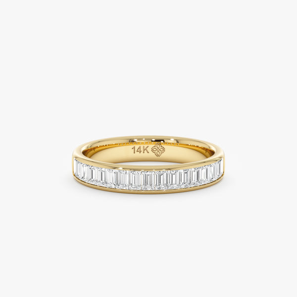 Channel Set Baguette Lab Grown Diamond Ring, Zena
