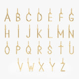 Solid Gold Initial Charm, Virelynn