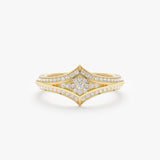 Diamond Chevron Ring, Theda