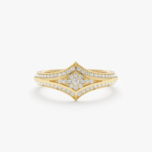 Diamond Chevron Ring, Theda