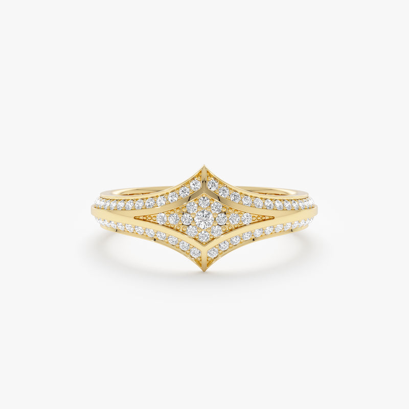 Diamond Chevron Ring, Theda