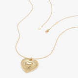 Gold Heart Pendant, Zyne