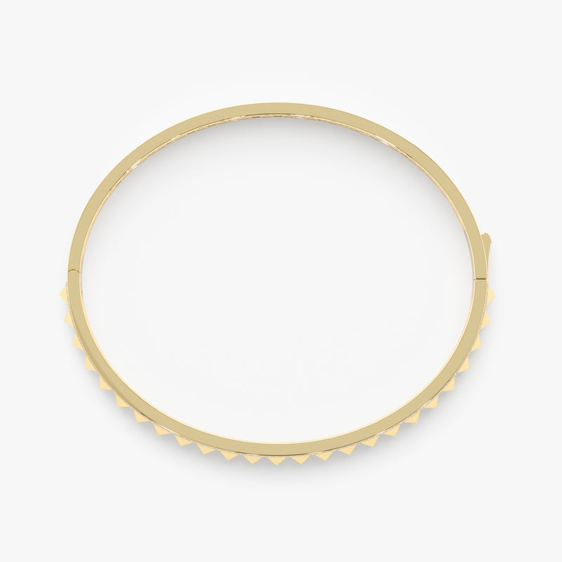 Handmade Spike Bracelet, Modern Pointed Design