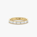 Channel Set Baguette Lab Grown Diamond Ring, Vionnet