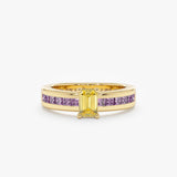 Citrine Amethyst Ring, Chani