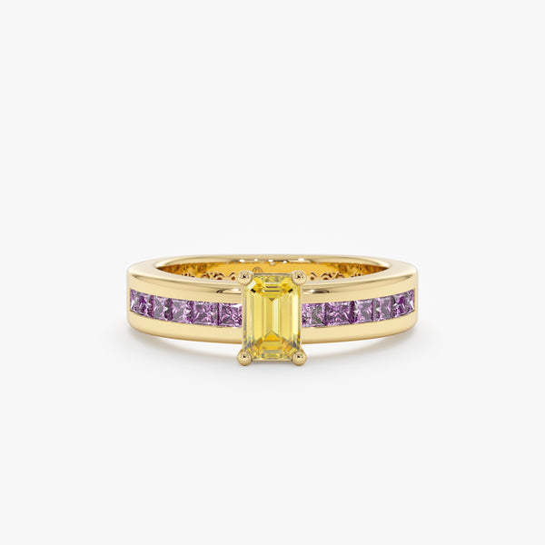 Citrine Amethyst Ring, Chani
