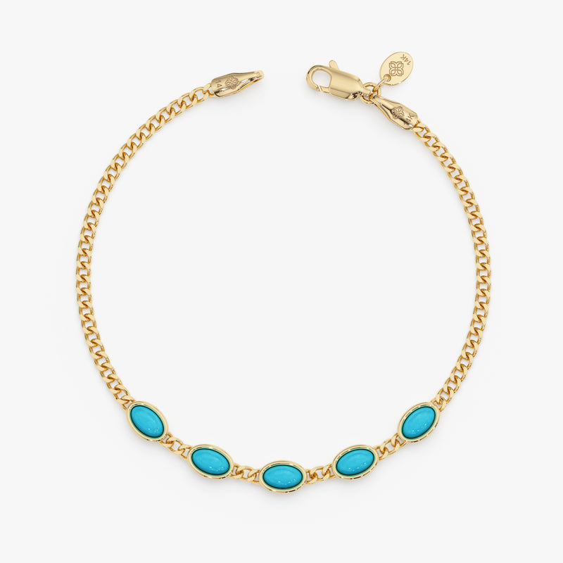 Turquoise Station Bracelet, Avenara