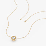 Lab Grown Diamond Ball Necklace, Caerwyn