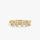 Lab Grown Diamond Criss-Cross Ring, Thalynne